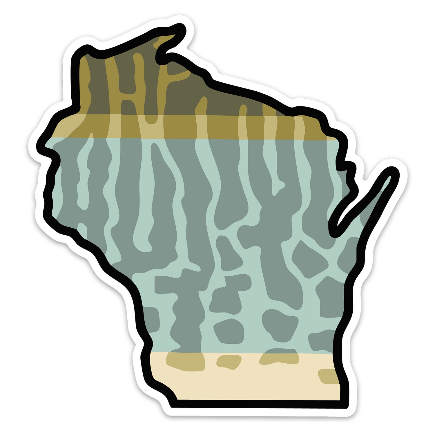 Wisconsin Muskie Decal Sticker