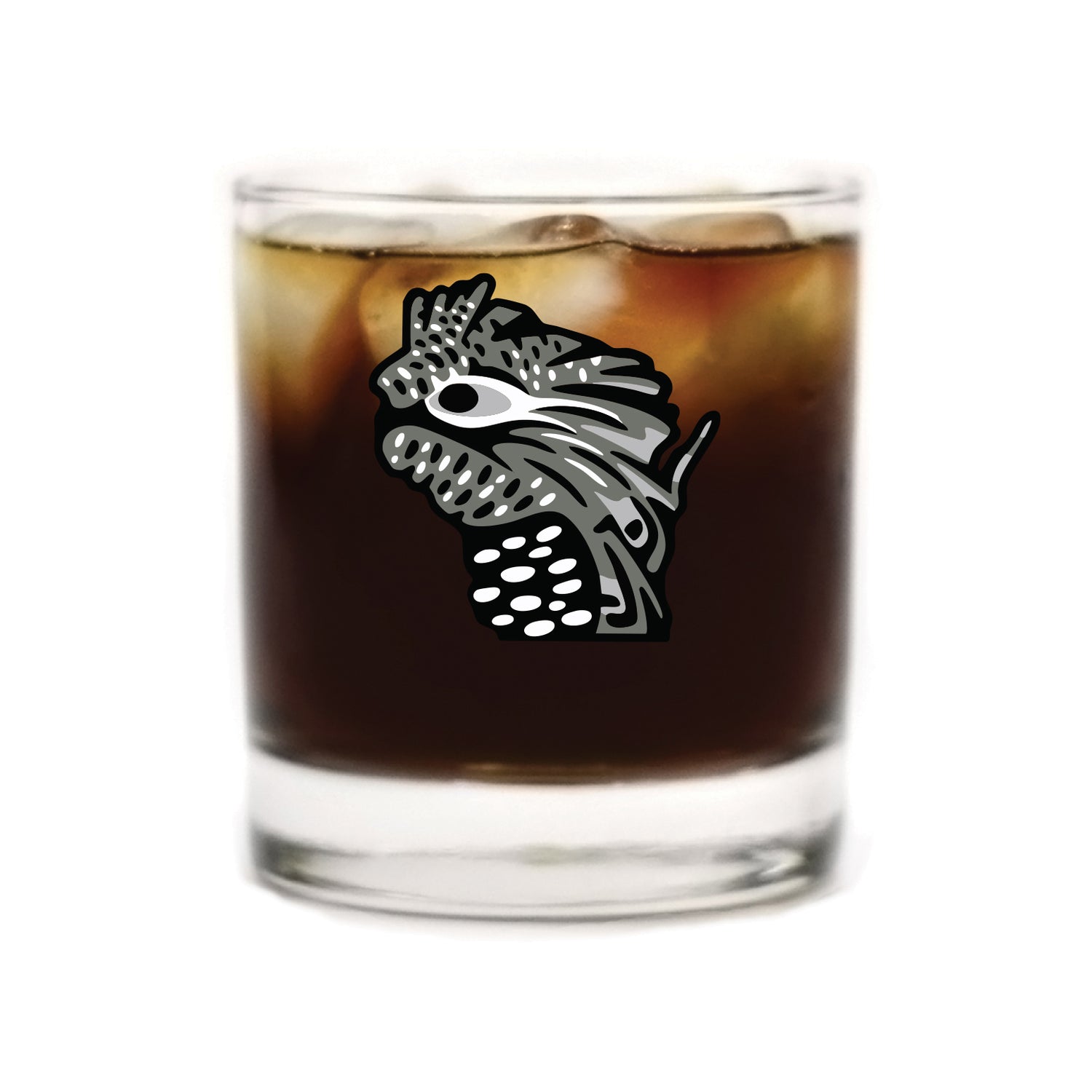 Wisconsin Ruffed Grouse Whiskey Glass