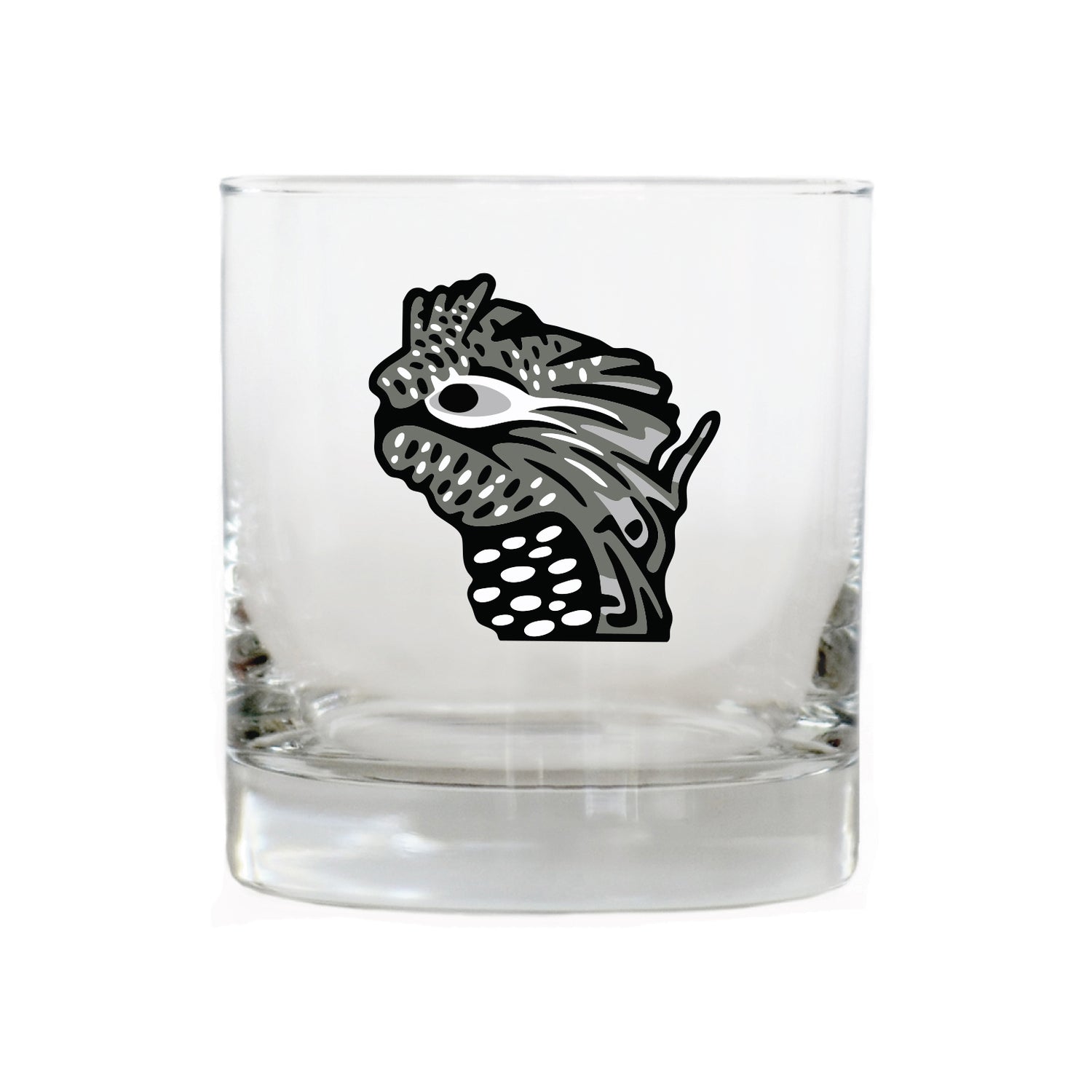 Wisconsin Ruffed Grouse Whiskey Glass