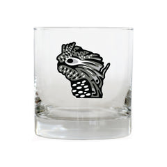 Wisconsin Ruffed Grouse Whiskey Glass