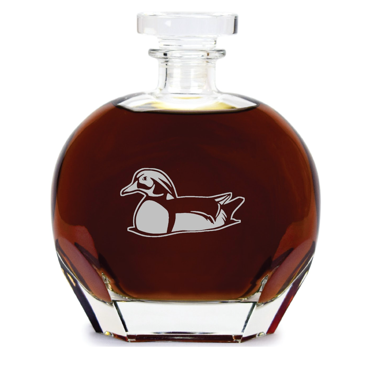 Duck-Shaped Whiskey Decanter – Unique Animal Glass Bottle, Novelty Bar Gift