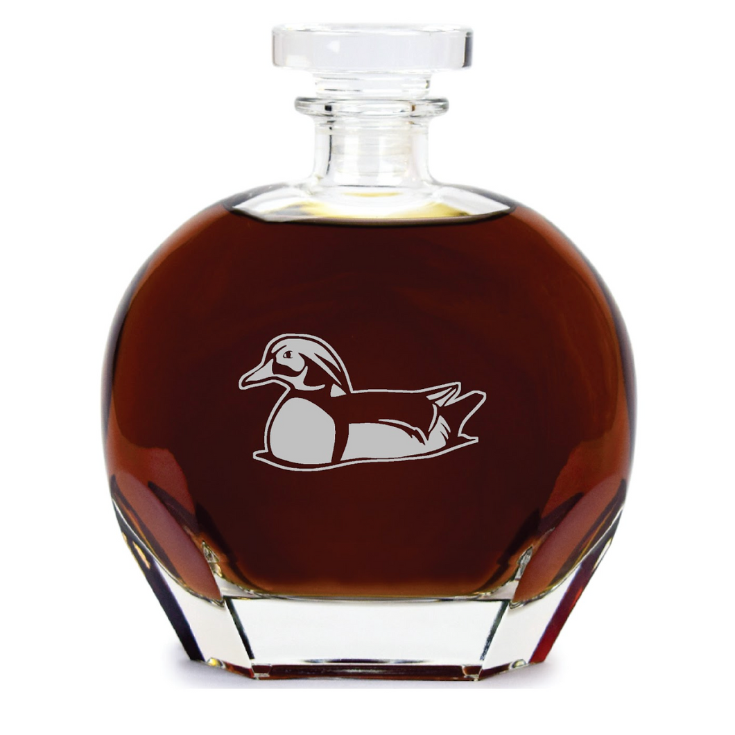 Wood Duck Whiskey Decanter