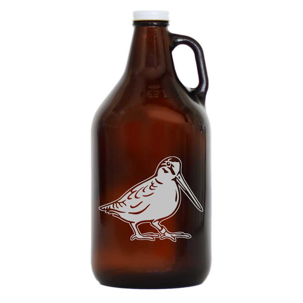 Woodcock Glass Growler