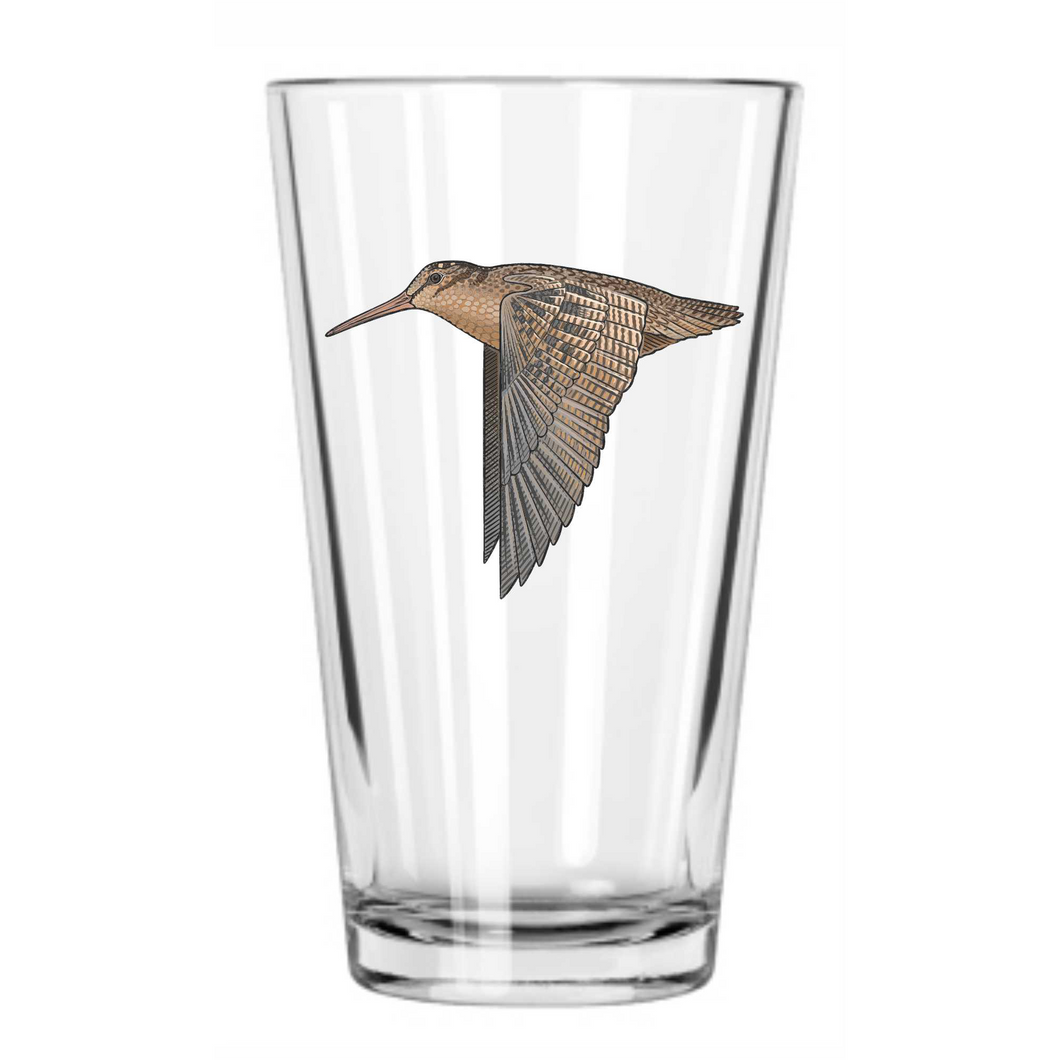 Woodcock Pint Glass
