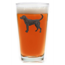 Load image into Gallery viewer, Black Lab Pint Glass
