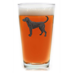 Black Lab Pint Glass