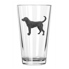 Black Lab Pint Glass