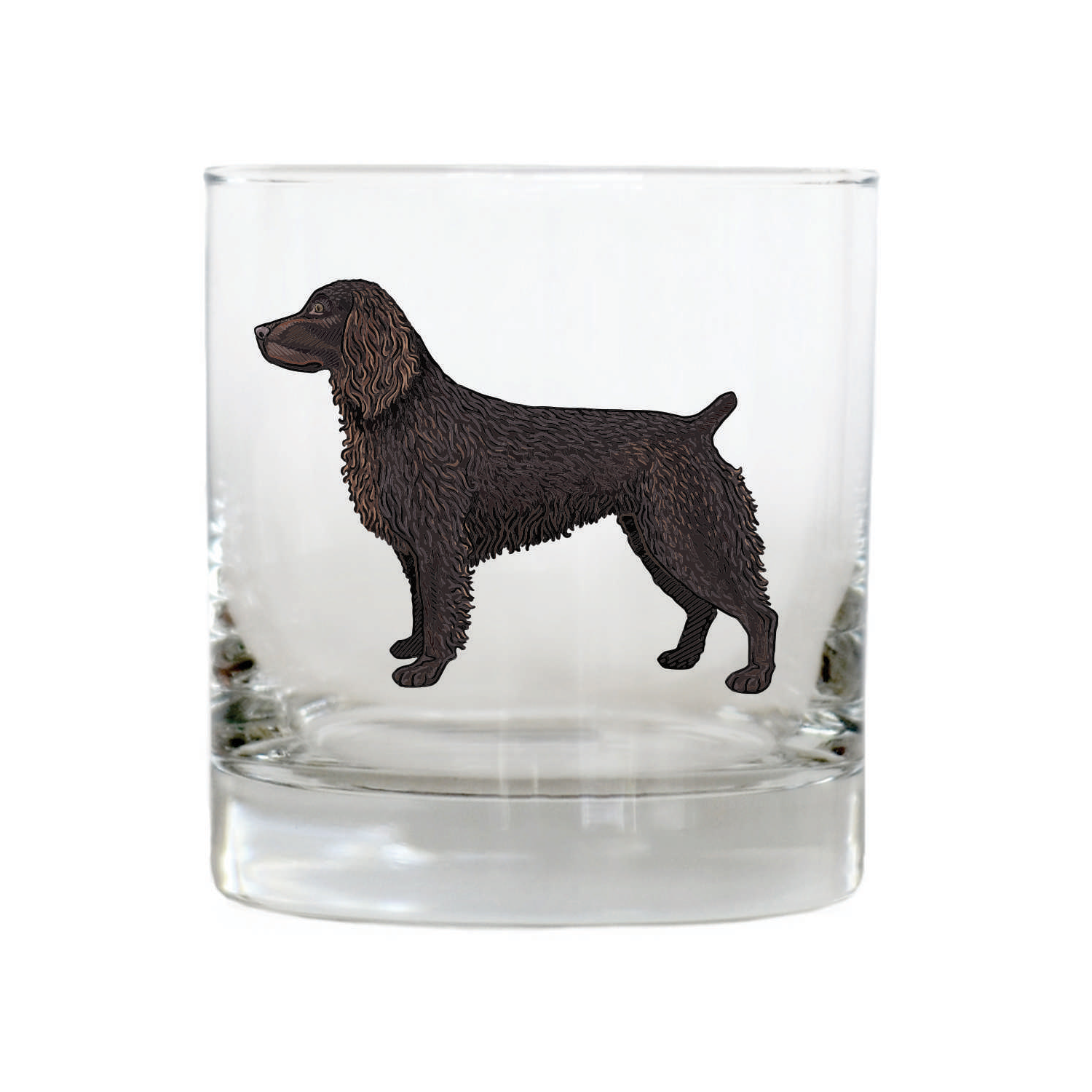 Boykin Spaniel Whiskey Glass
