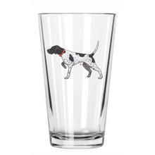 Load image into Gallery viewer, English Pointer Pint Glass
