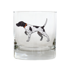 English Pointer Whiskey Glass