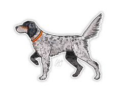 English Setter Decal Sticker