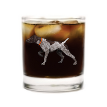 Load image into Gallery viewer, German Shorthaired Pointer Whiskey Glass
