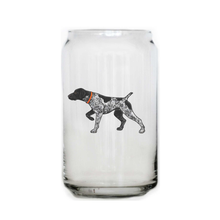Load image into Gallery viewer, German Shorthaired Pointer Beer Can Glass
