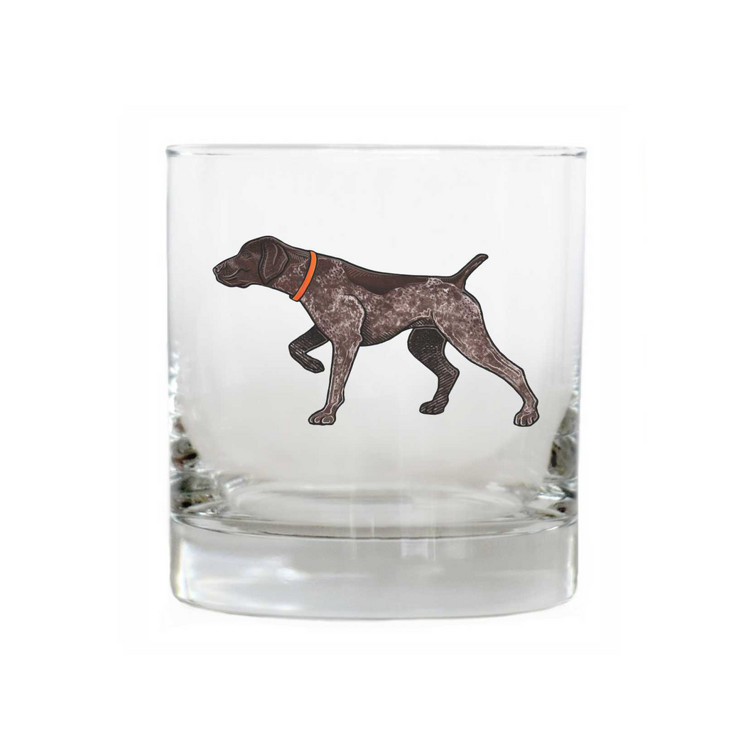 German Shorthaired Pointer Whiskey Glass