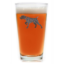 Load image into Gallery viewer, German Wirehaired Pointer Pint Glass
