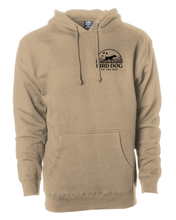 Load image into Gallery viewer, tan hoodie with logo
