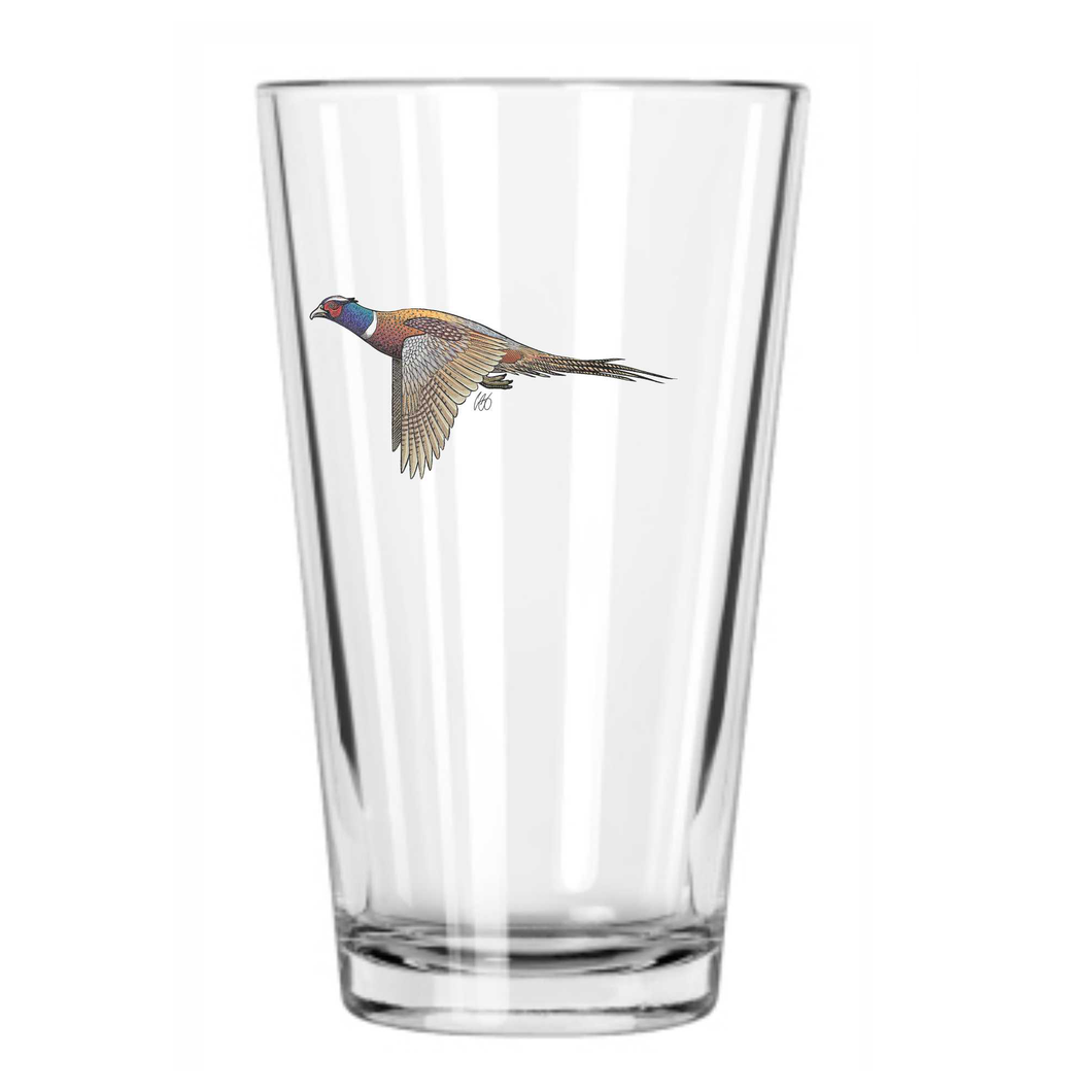 Pheasant Pint Glass