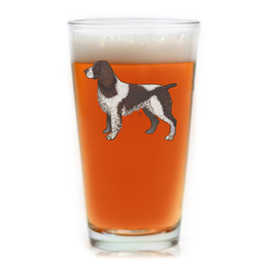 Springer Spaniel Pint Glass