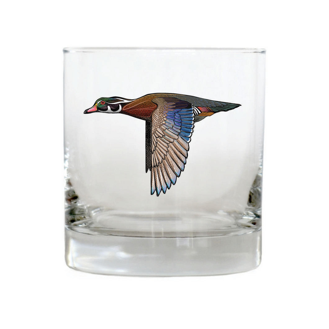 Wood Duck Whiskey Glass