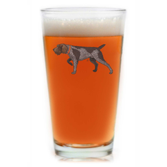 Wirehaired Pointing Griffon Pint Glass